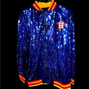 Astros team sequins jacket